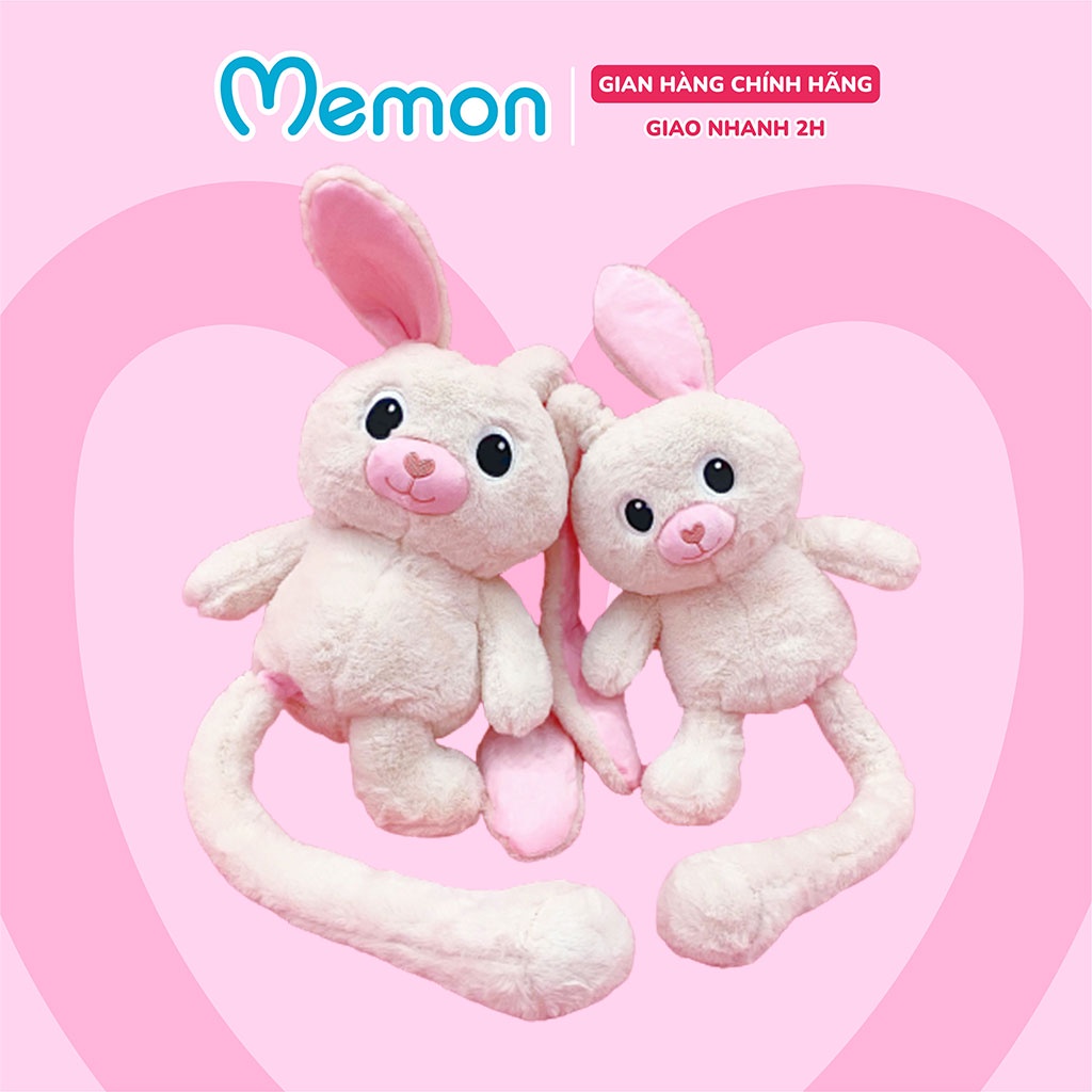 Gấu Bông Thỏ Tai Dài Mềm Mịn Cao Cấp Memon