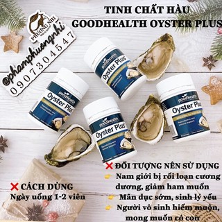 Tinh chất hàu goodhealth oyster plus 60 viên- date 2026