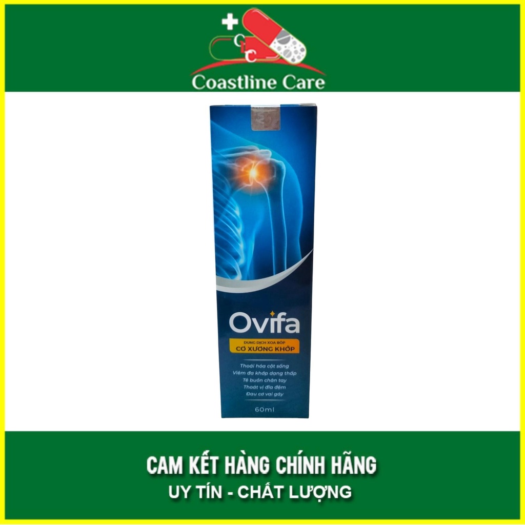 Ovifa xoa bóp ngoài da giúp giảm đau, sưng, nhức xương khớp  - Coastlinecare Pharmacy