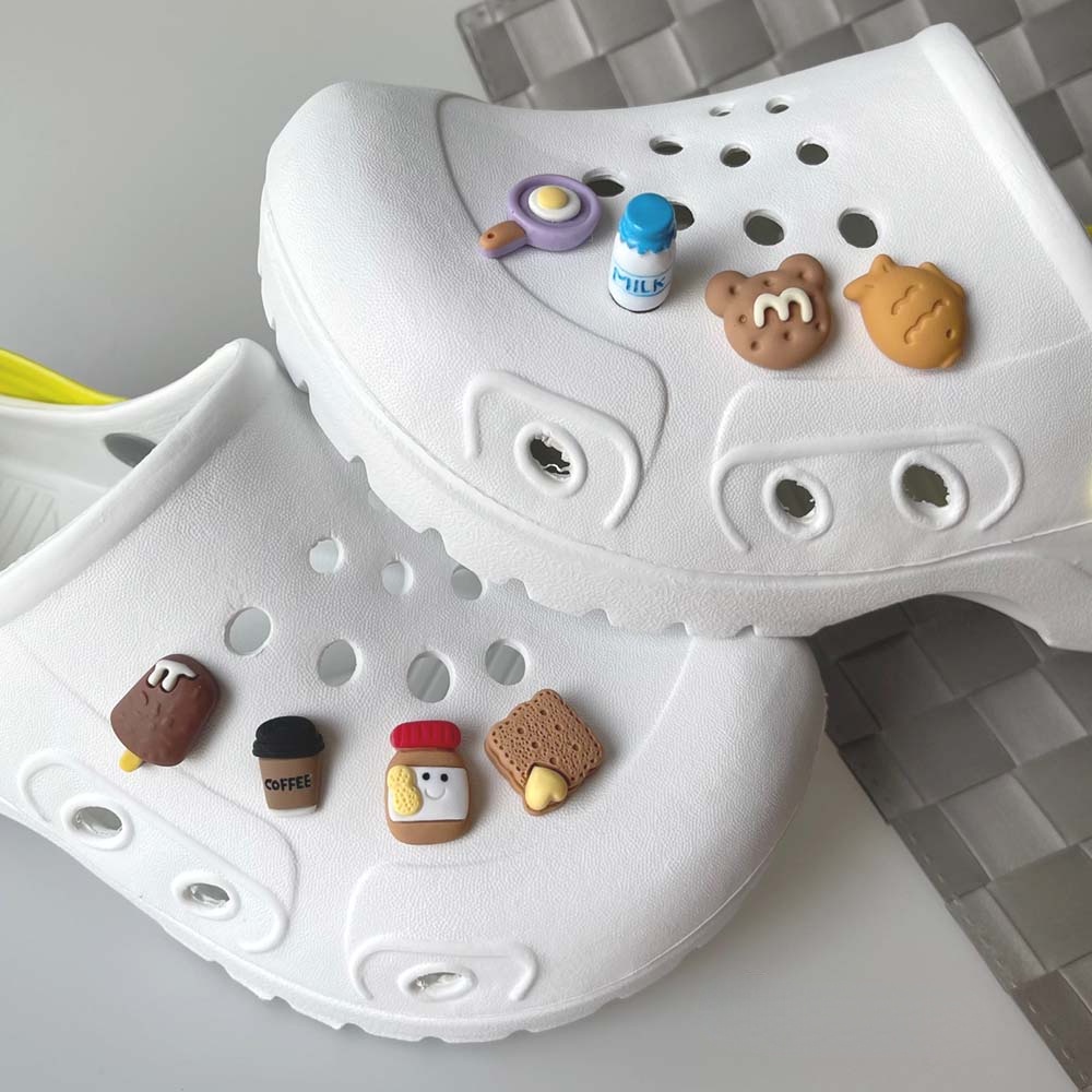 Phụ Kiện Trang Trí Hình Giày Crocs Jibbitz Croc Dễ Thương Diy