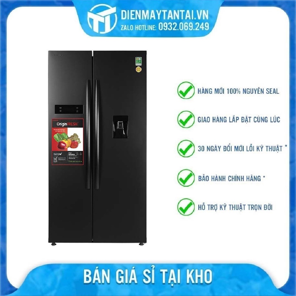 Tủ lạnh Toshiba Inverter 513 lít GR-RS682WE-PMV(06)-MG Làm lạnh nhanh, Lấy nước bên ngoài - giao hàng miễn phí HCM