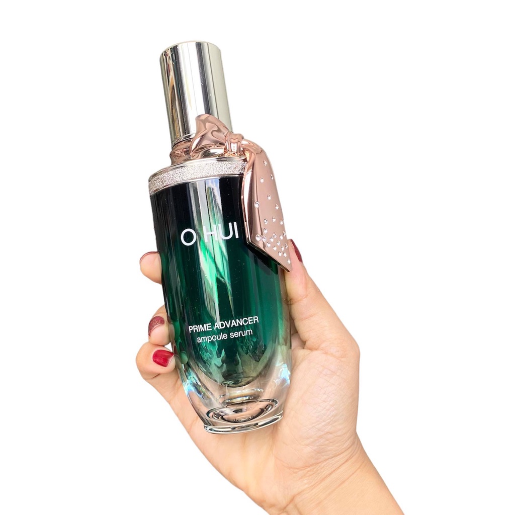 Chai Tinh chất chống lão, dưỡng trắng, căng bóng da đặc biệt Ohui Prime Advancer Ampoule Serum