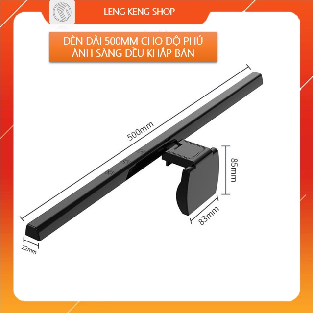 Đèn LED treo màn hình máy tính 3 chế độ màu, điều chỉnh độ sáng