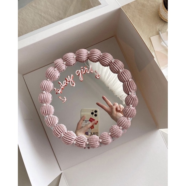 Set 5 Gương Trang Trí Bánh Kem Size 8/13Cm