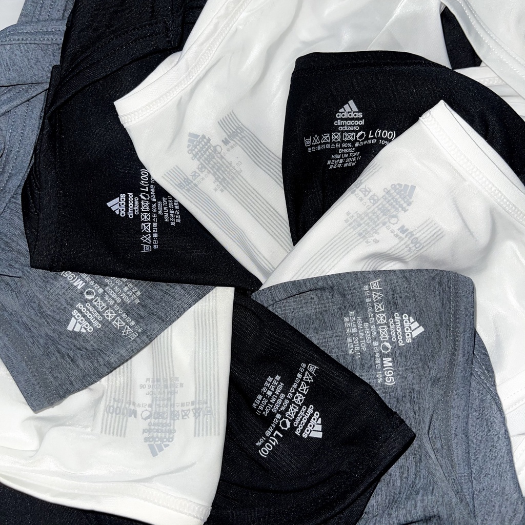 Áo thun tanktop 3 lỗ nam thể thao vải poly tạo sự đàn hồi cao thoáng khi "ADIDAS" Hàng chính hãng/Oshop