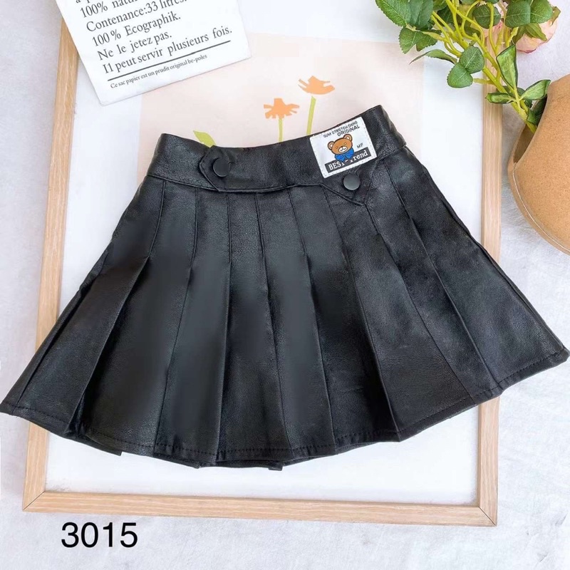 Chân váy da cao cấp QUẢNG CHÂU cho bé gái 12-30kg