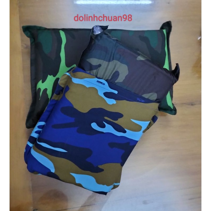 Gối hơi màu rằn ri