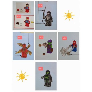 Xếp hình lego nhân vật trong set 76175