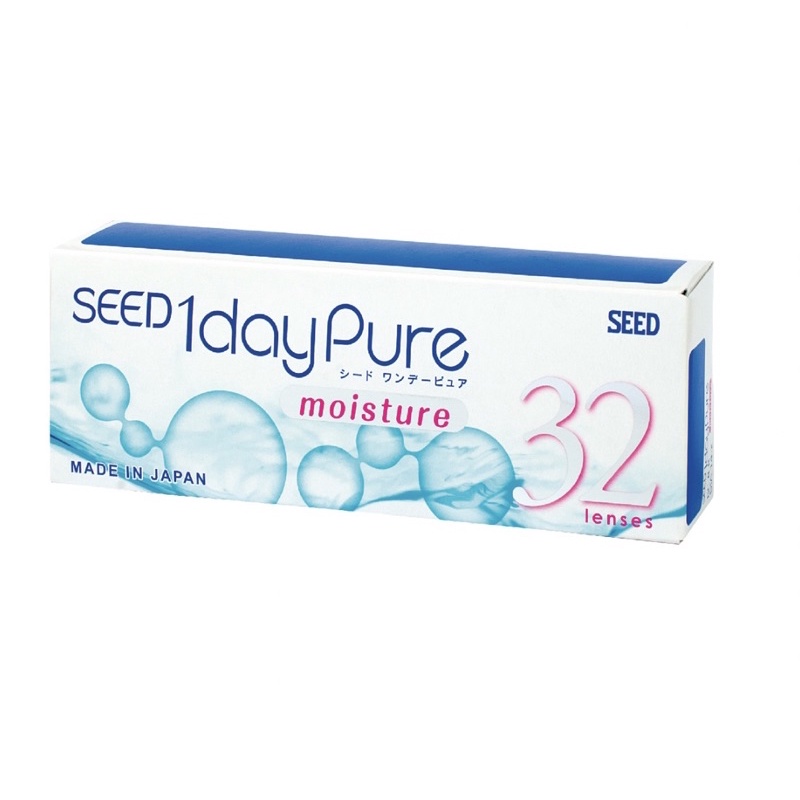 Kính áp tròng 1 ngày SEED không màu cho mắt cận thị
