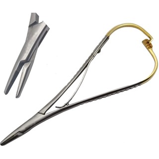 Giá Đỡ Kim Nha Khoa Bằng Thép Vonfram Cacbua 5.5 "Chỉnh Hình Chỉnh Hình Đàn Hồi Và Kim Thép Không Gỉ