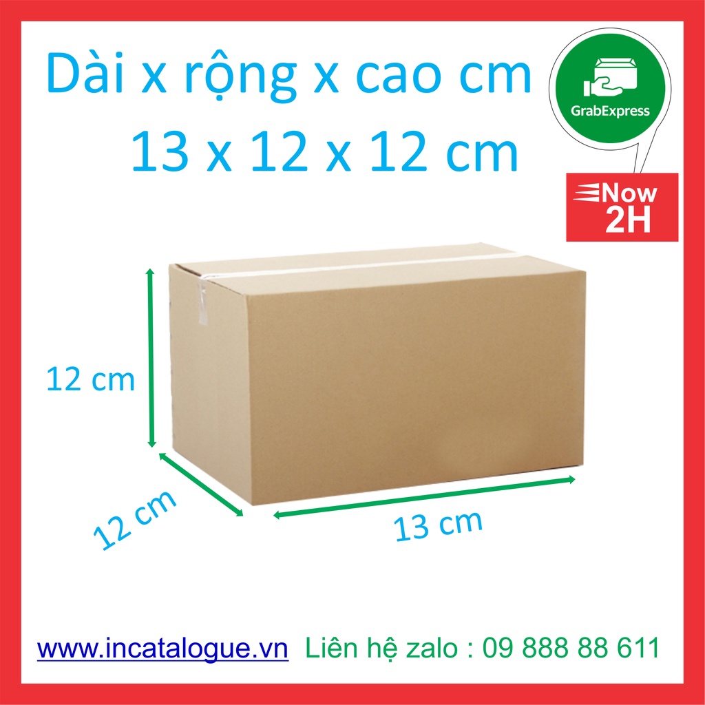 Hộp carton, thùng giấy đóng hàng Giá rẻ gói hàng nhiều kích thước 6x8x10x12x15x18x20 x25