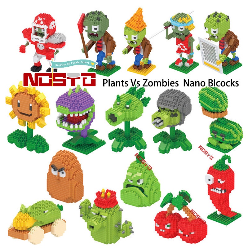 Bộ Đồ Chơi Lắp Ráp MOC Plants Vs Zombies Hình Hoa Hướng Dương Sáng Tạo