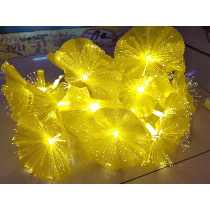 Dây đèn led hoa dạ quang nhiều màu, trang trí nhà cửa, sân vườn, khách sạn,giáng sinh lễ tết