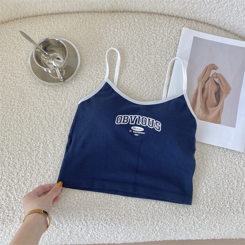 Áo thun SUXI 2 dây dáng ôm có mút đệm ngực thời trang hè cho nữ