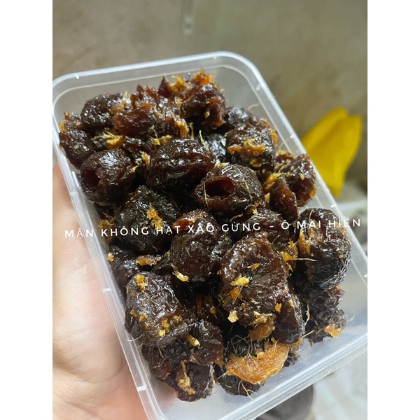 Mận khônh hạt xào gừng