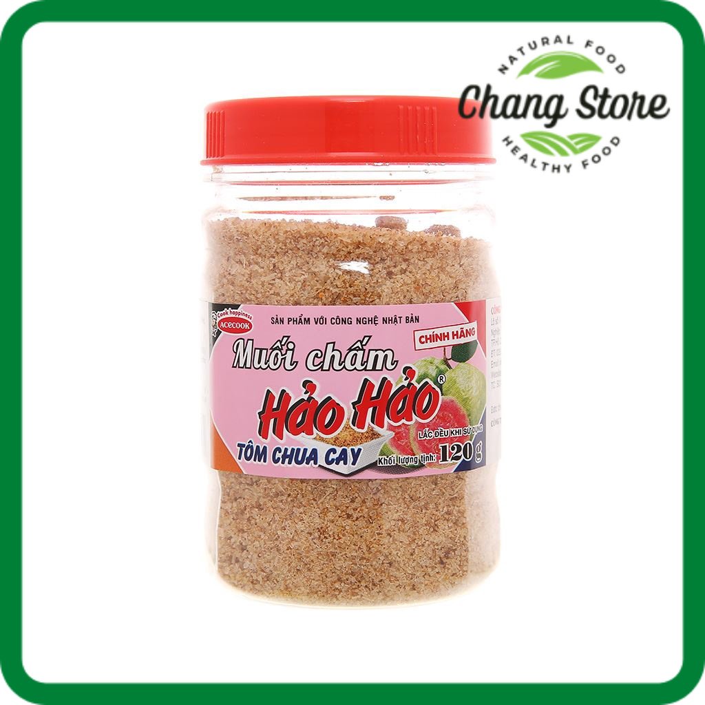 (CHÂN ÁI TUỔI THƠ) Muối Hảo Hảo Acecook lọ 120g chính hãng, bột canh Hảo Hảo vị tôm chua cay ngon ngất ngây