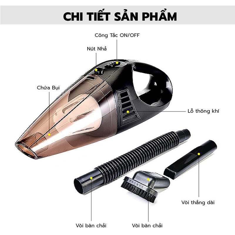 MÁY HÚT BỤI CẦM TAY MINI CÓ PIN,HÚT CỰC MẠNH, Tiện Lợi Với 3 Đầu Hút，máy hút bụi đa năng-17.kerhy