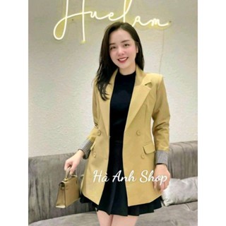 Áo  vest Blazer nữ dài tay hàng thiết kế cao cao cấp