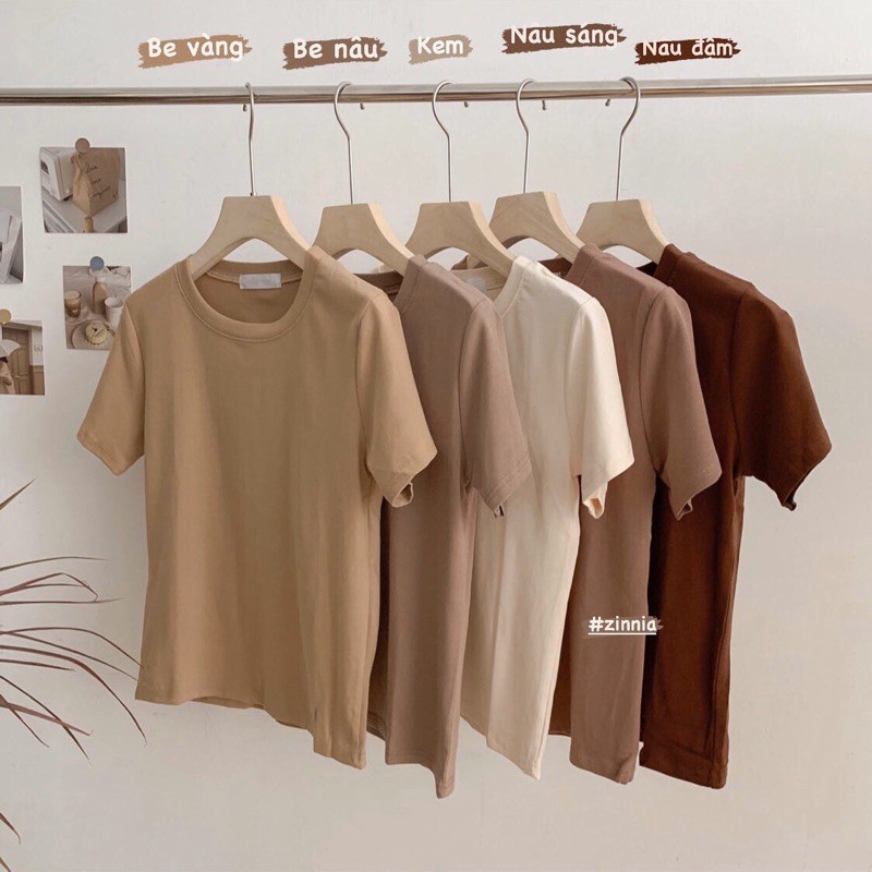 Áo Thun trơn 𝐛𝐚𝐬𝐢𝐜 - 𝐒𝐥𝐢𝐦 𝐟𝐢𝐭
