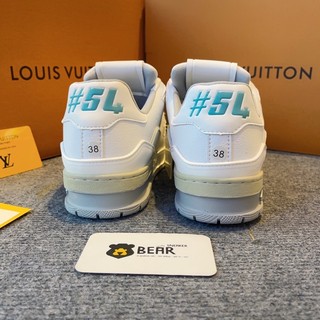 [Bear sneaker] Giày thể thao LV 54 Trainer trắng hàng Like A.U.T.H [bản đẹp nhất tt]