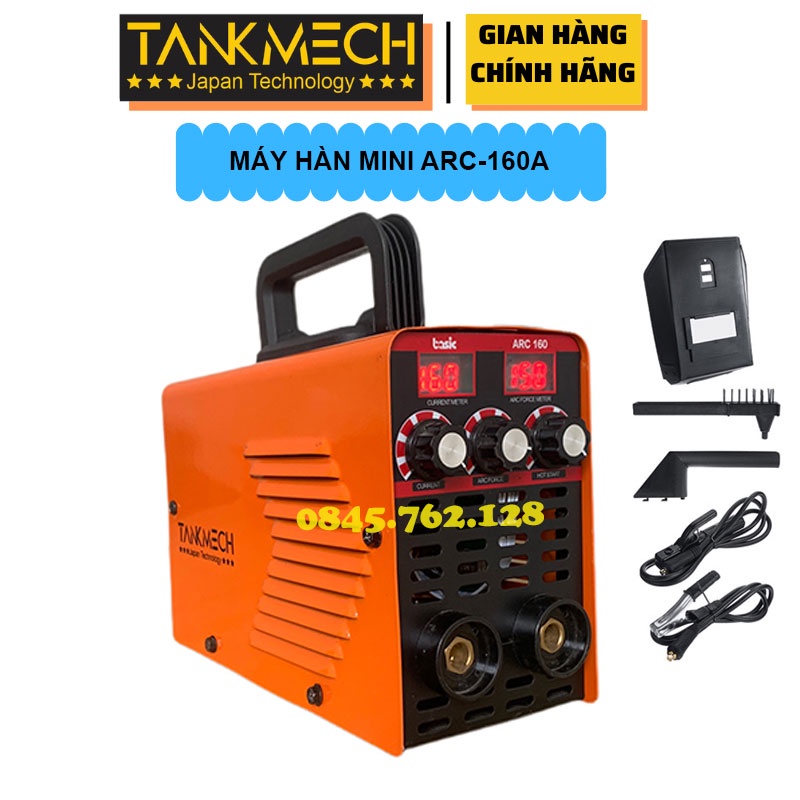 Máy Hàn Điện Tử Mini ARC-160 Hàng Công Ty Chính Hãng Công Nghệ Inverter Chống Giật Đầy Đủ Phụ Kiện Đi Kèm