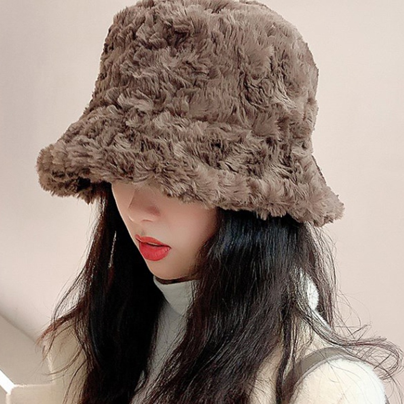 Nón Tai Bèo Phủ Lông Thời Trang Giữ Ấm Mùa Đông Cho Nữ