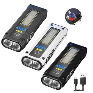 500LM Đèn pin mini siêu sáng 2*XPG COB Đèn pin 7 Chế độ chiếu sáng Đèn pin cầm tay