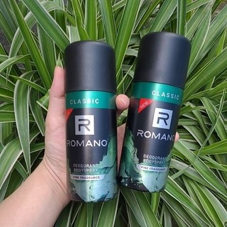 Xịt khử mùi toàn thân cho Nam Romano Classic 150ml