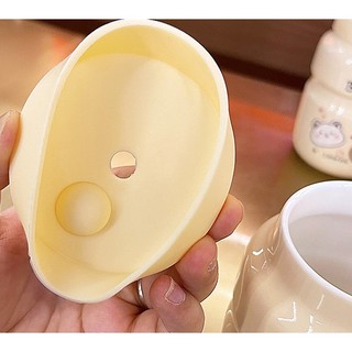 Bình Giữ Nhiệt Hình Gấu Bear Kèm Ống Hút