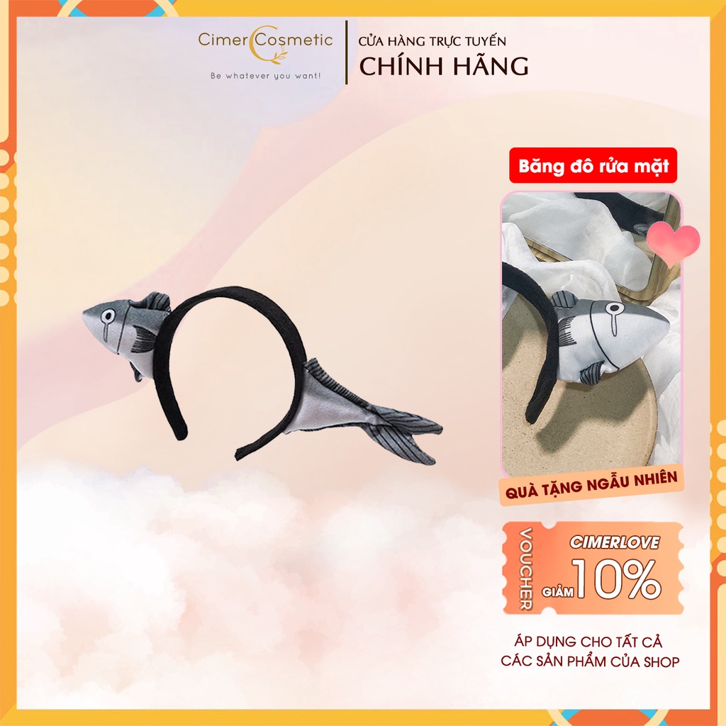 Bờm tóc rửa măt băng đô cài tóc hình carot con cá đẹp cute Hàn Quốc CIMERBEAUTY