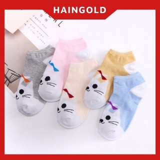 Tất vớ, tất cổ ngắn, hình mèo dễ thương