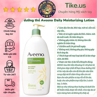 Kem dưỡng thể toàn thân Aveeno Daily Moisturizing Lotion Nourishes Dry Skin 591ml Mỹ