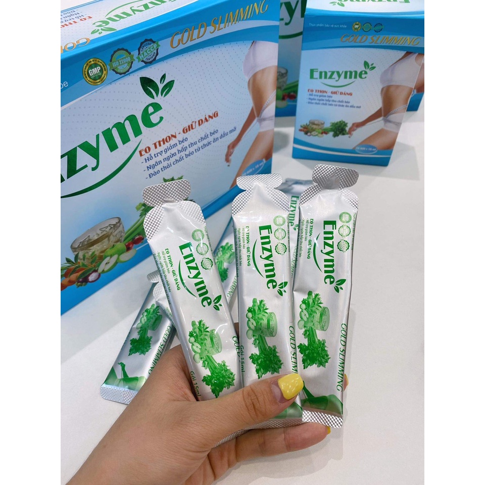 Enzyme Giảm cân GOLD SLIMMING dạng gel giúp giảm 1 đến 3 kí sau 15 ngày, đảm bảo an toàn, thành phần tự nhiên