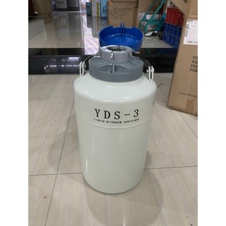 Bình chứa nito lỏng YDS-3 lít, kích thước nhỏ, trọng lượng nhẹ - được làm từ chất liệu hợp kim nhôm nhẹ - nhập khẩuTRUNG