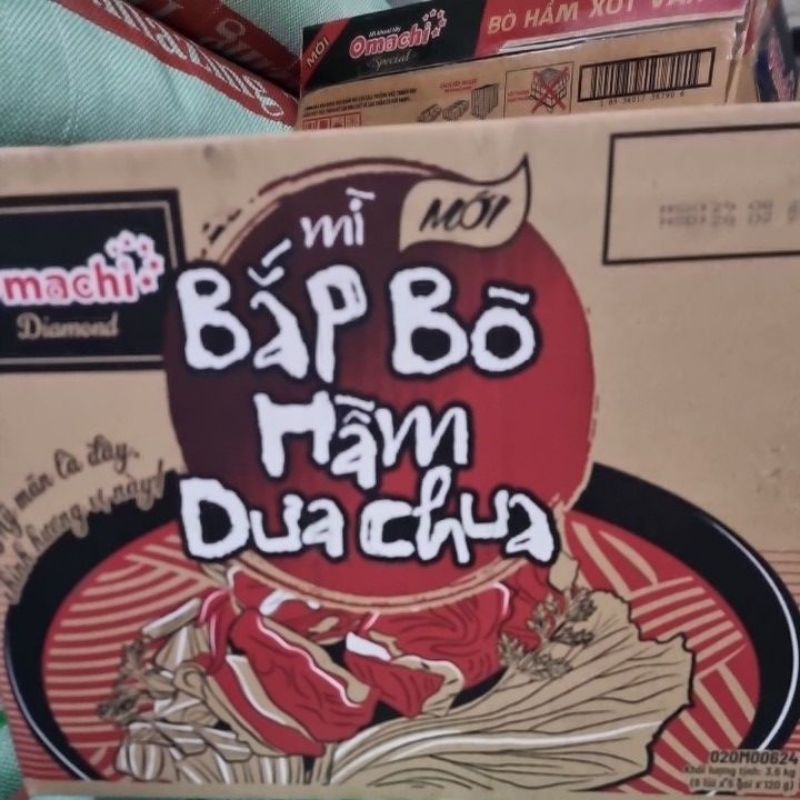 Mì Omachi Bò Mác Mới