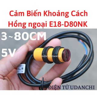 Cảm biến khoảng cách- cảm biến hồng ngoại e18-d80nk 3~80cm 5v