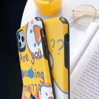 Ốp Lưng Da IMD Duck Cartoon [Iphone/Oppo/Samsung/Vivo/Xiaomi]