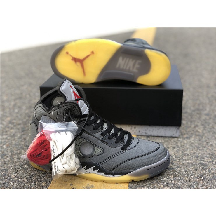 Giày Thể Thao off-white air jordan 5 muslin Thời Trang 2020 9euj