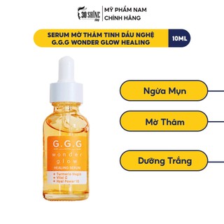 Serum mờ thâm tinh dầu nghệ G.G.G Wonder Glow Healing Serum nuôi dưỡng và cấp ẩm cho làn da căng bóng