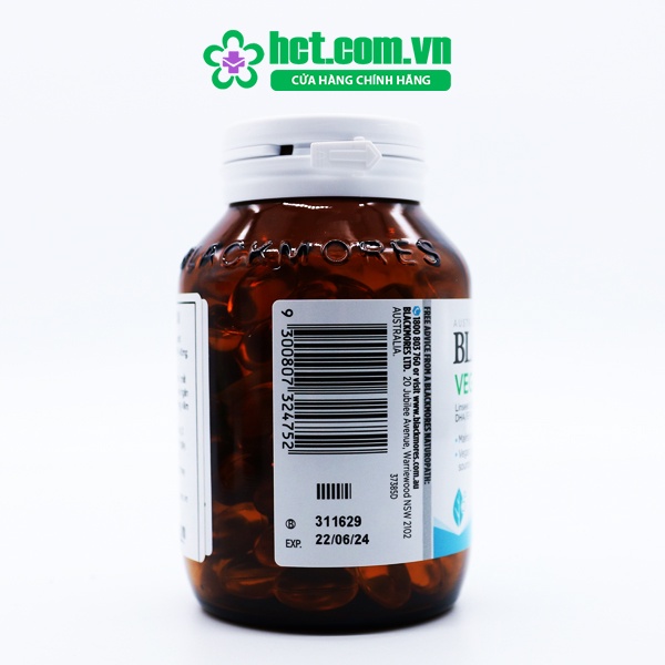 Viên Uống Blackmores Vegan Omega 3 Oil Thuần Chay Lọ 120 Viên