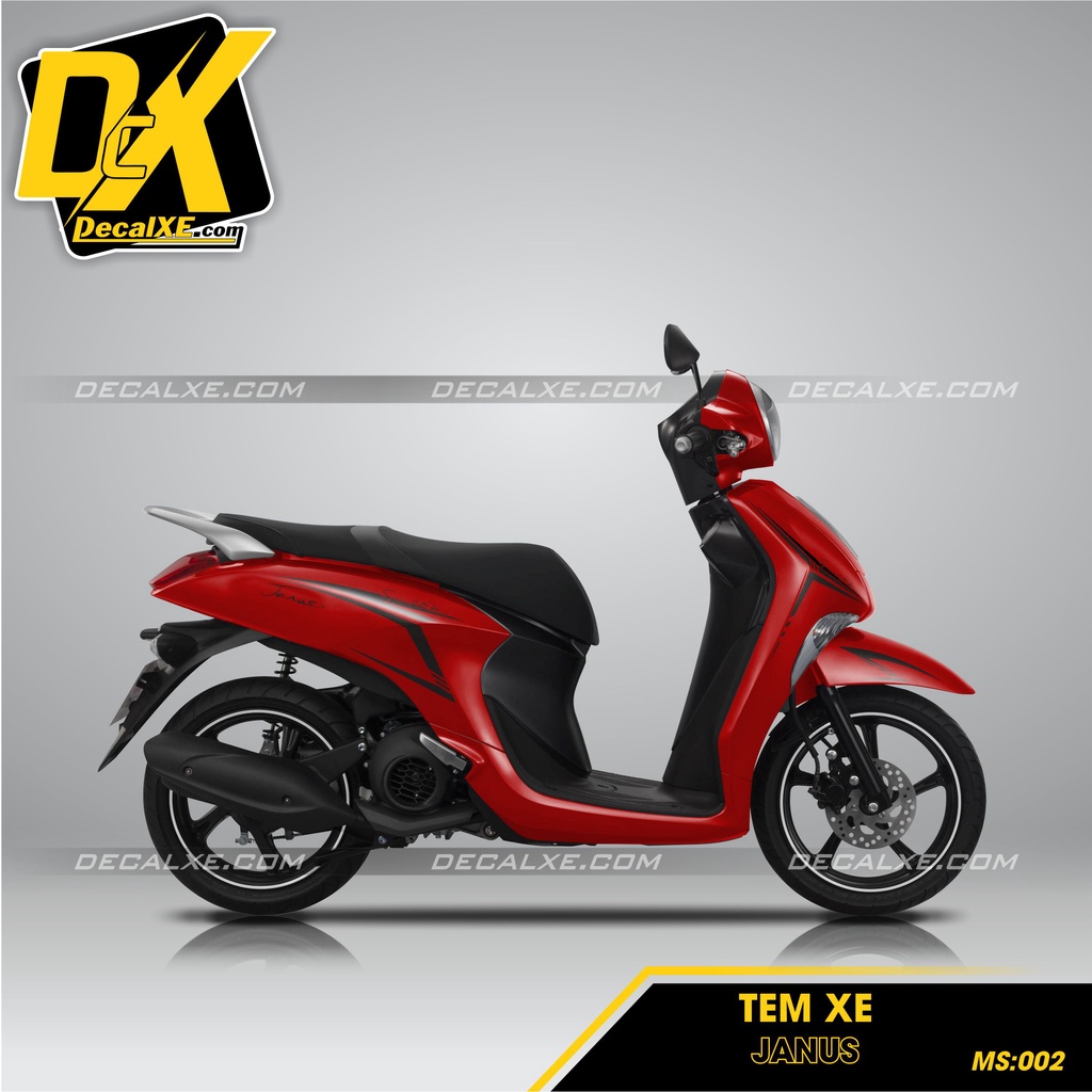 Tem Dán Xe Janus | Chất Liệu Decal Cao Cấp Chống Nước, Bền Màu, Cắt Khuôn Sẵn Dễ Dán | Janus-002