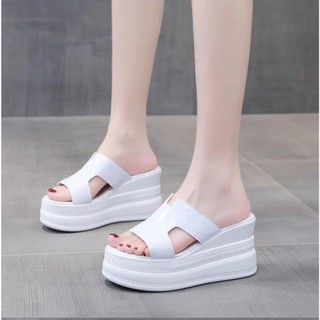 DÉP XUỒNG H DA BÓNG 9 PHÂN CAO CẤP