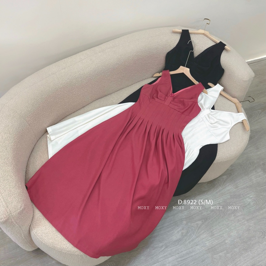 SP008922-Đầm sn nơ xòe