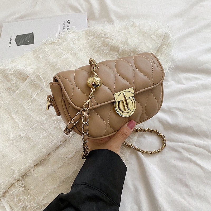 Túi Đeo Chéo Dáng Vuông Nhỏ Đính Đá Thời Trang Cao Cấp