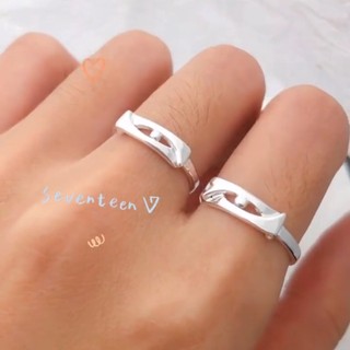 Nhẫn bạc 925 - Nhẫn bạc nhóm seventeen