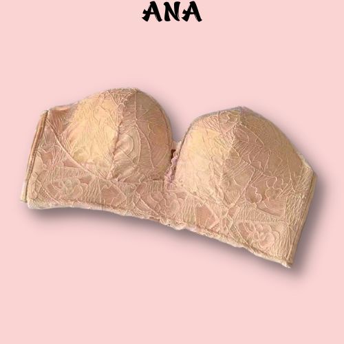 Áo ngực nữ lót nâng ngực phối ren không gọng chống tuột ANA 590
