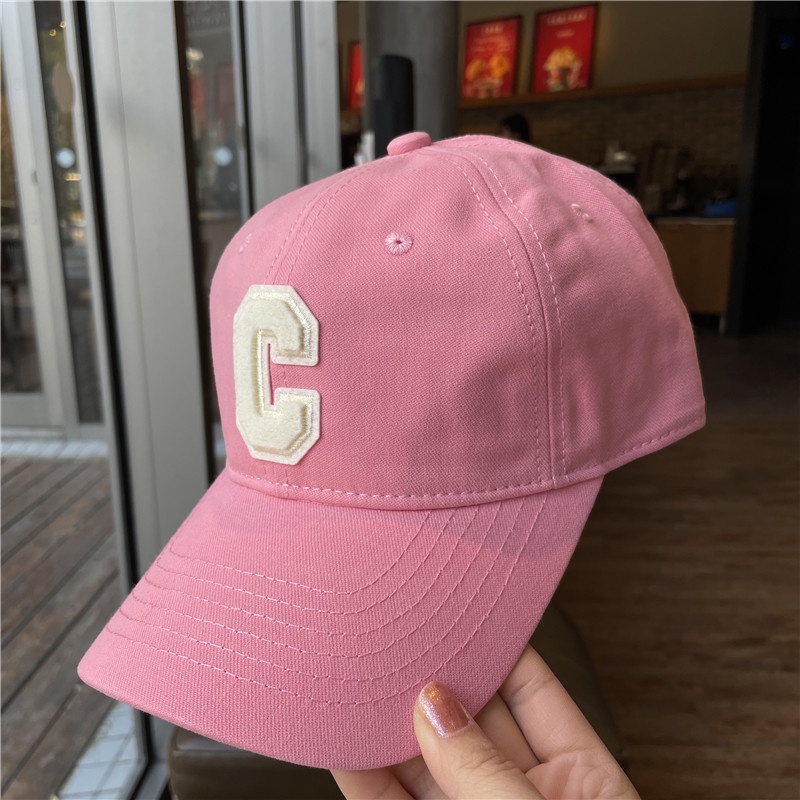 Nón lưỡi trai, nón kết unisex thêu chữ C phong cách Hàn Quốc, màu sắc thời trang - Thóc store