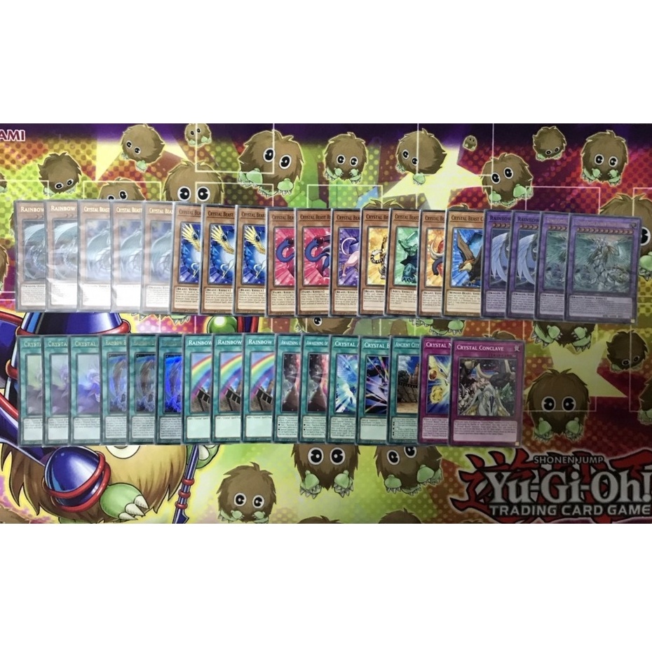 Set Thẻ Bài Yugioh Crystal Beasts Tiếng Anh