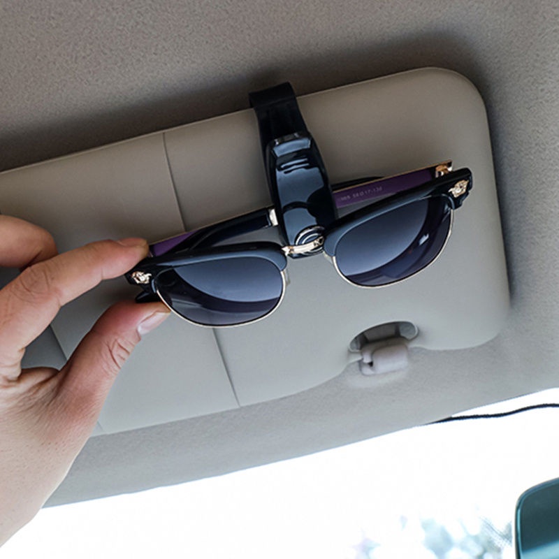 1 Kẹp Giữ Mắt Kính / Thẻ / Mắt Kính Gắn Trên Xe Hơi