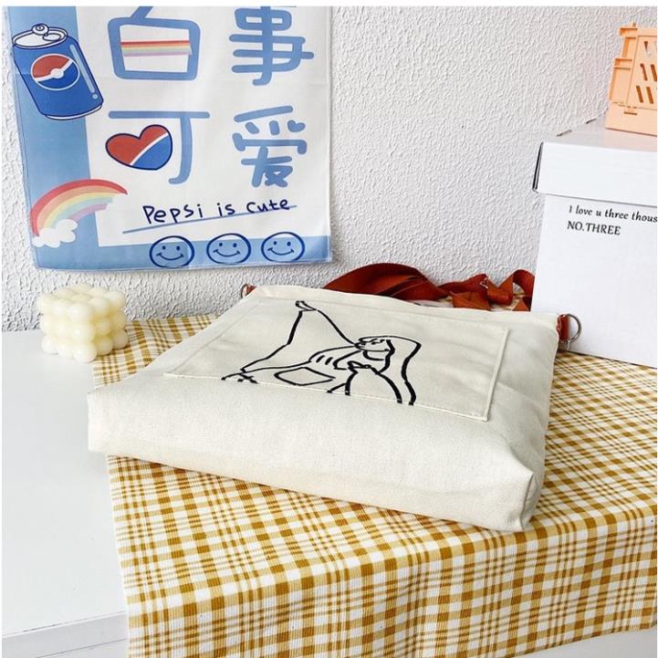 Túi Xách Nữ | Túi Đeo Chéo Canvas Trẻ Trung Năng Động | TD02